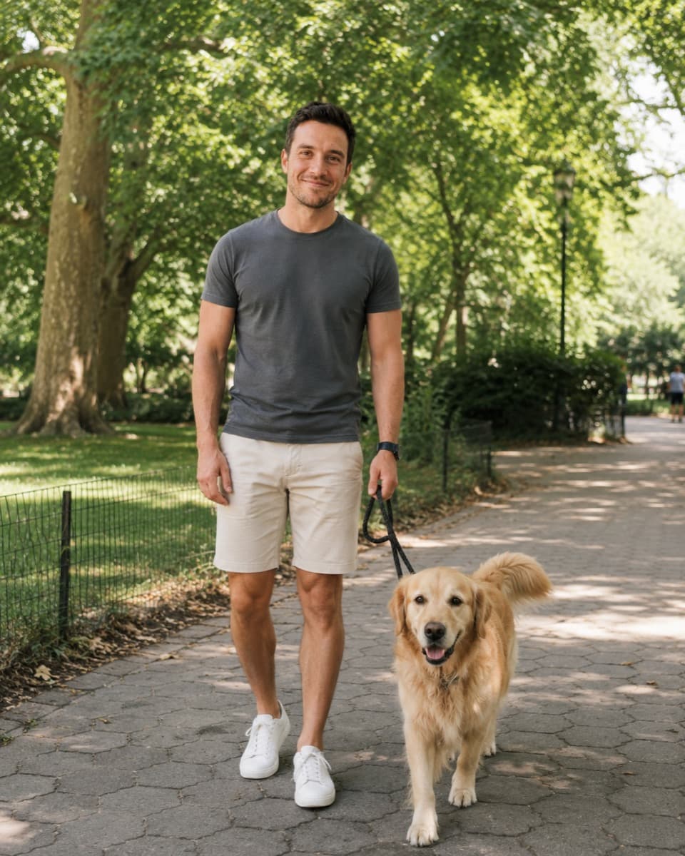 Example AI dating photo generated from selfies