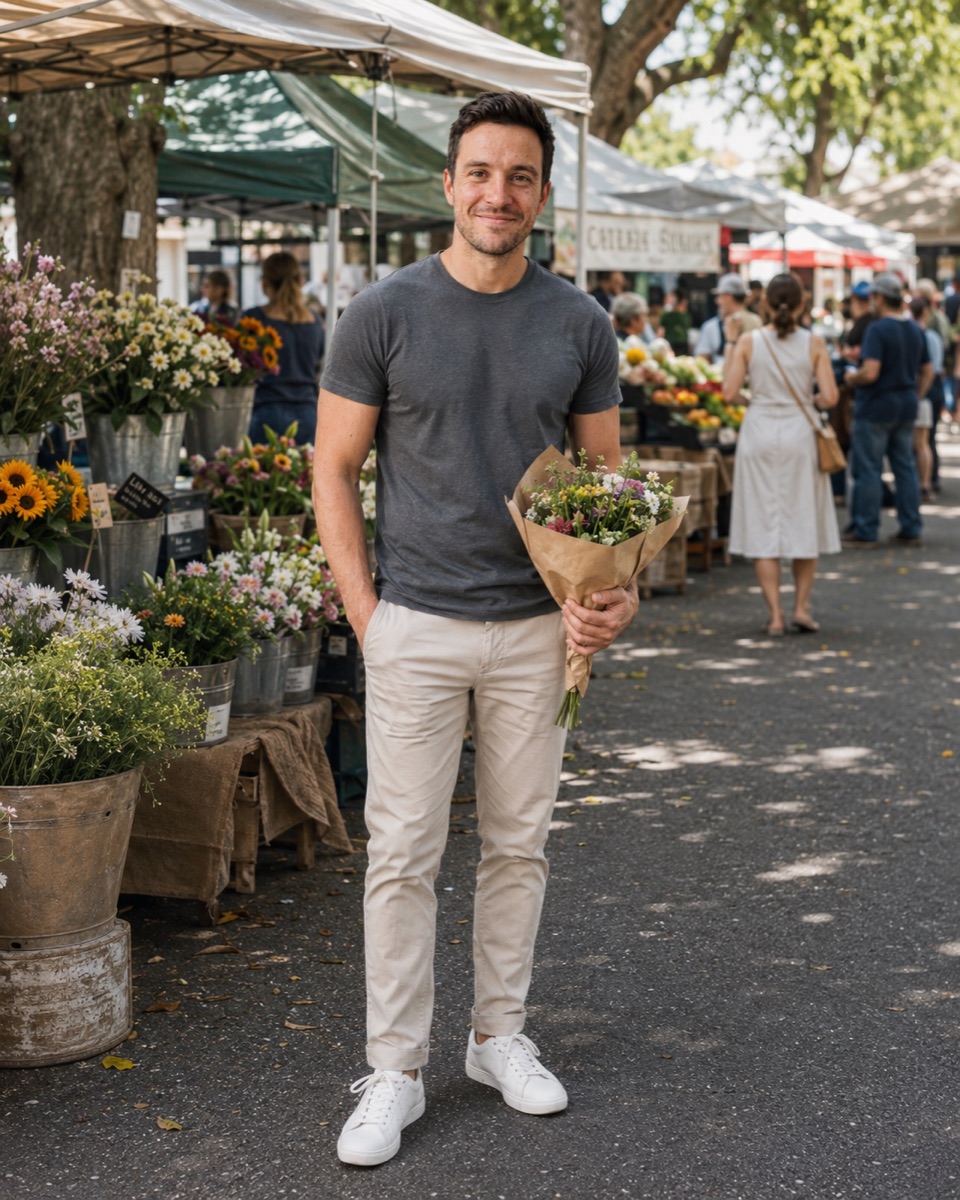 Farmers market dating photo