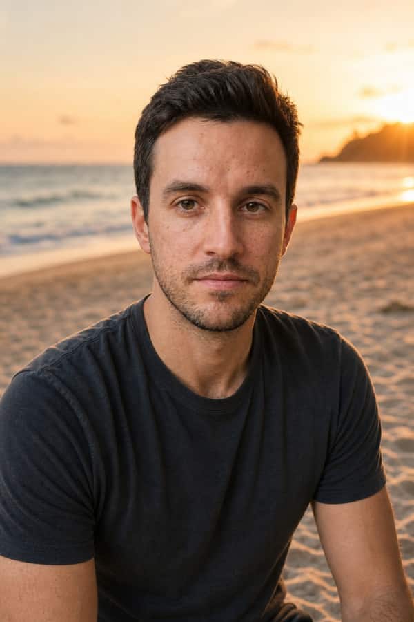 Beach dating photo example