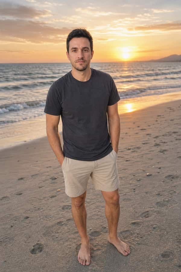 Beach dating photo example