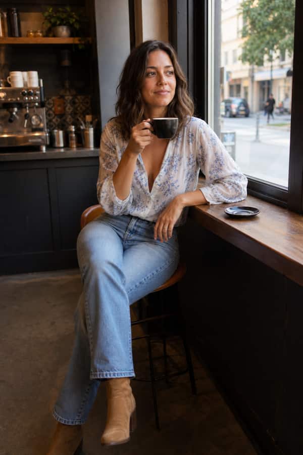 Coffee Shop dating photo example