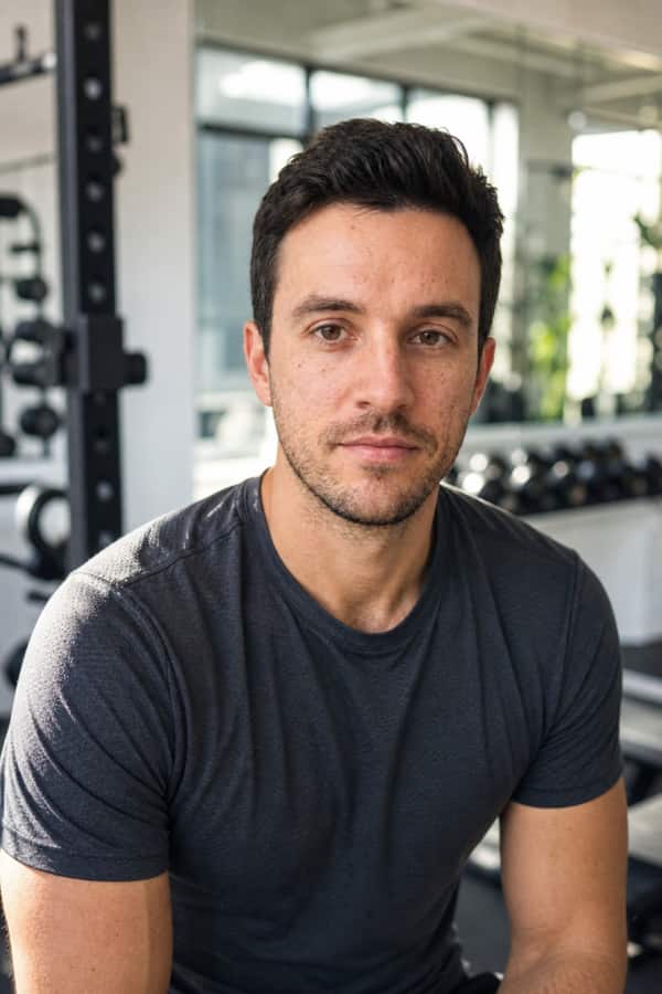 Gym dating photo