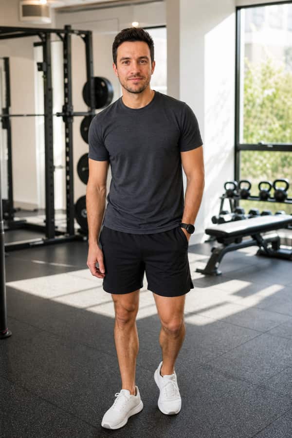 Gym dating photo example