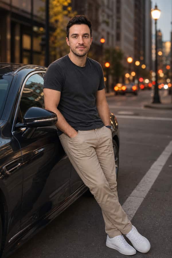 Luxury Car dating photo example