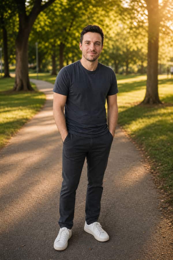 Outdoor dating photo example