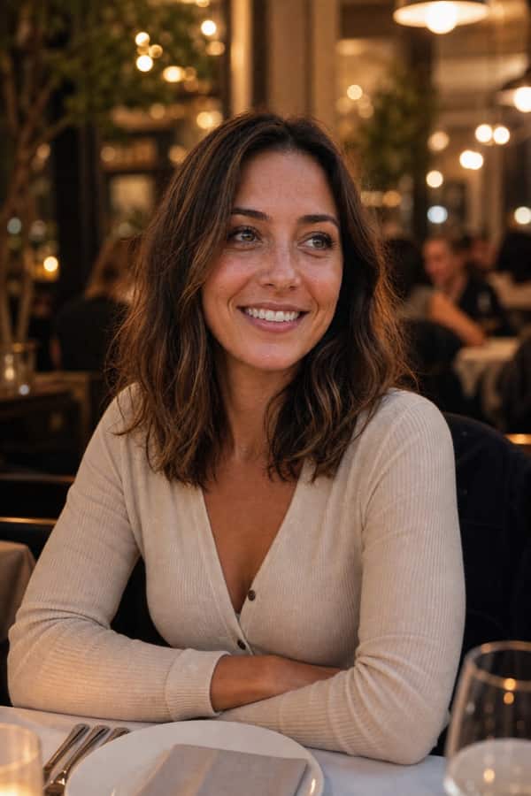 Upscale Restaurant dating photo example