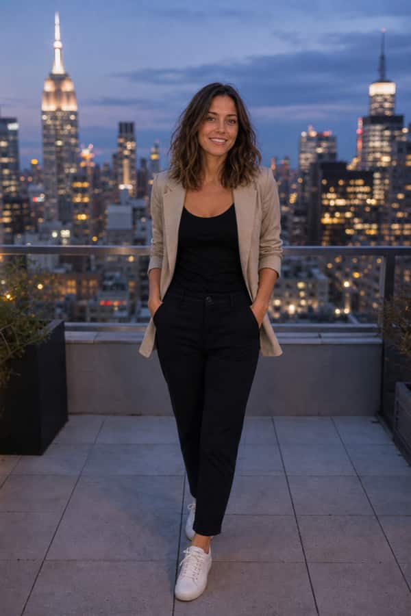 Rooftop dating photo example