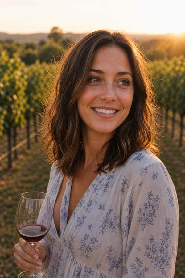 Wine Tasting dating photo example