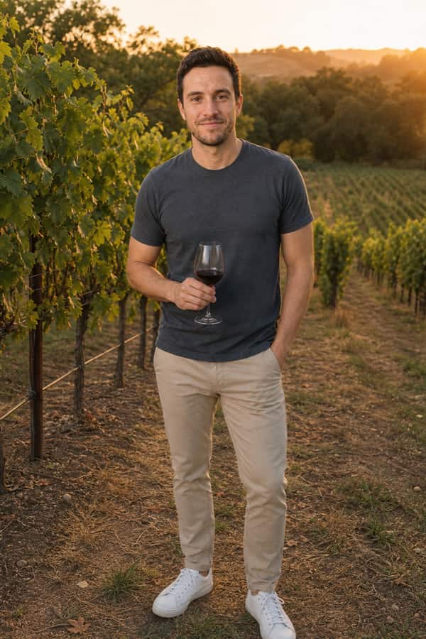 Wine Tasting dating photo example